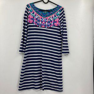 Lilly Pulitzer Bay Shift Striped Costal Dress